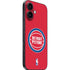 NBA Detroit Pistons Distressed iPhone 16 Plus Skin